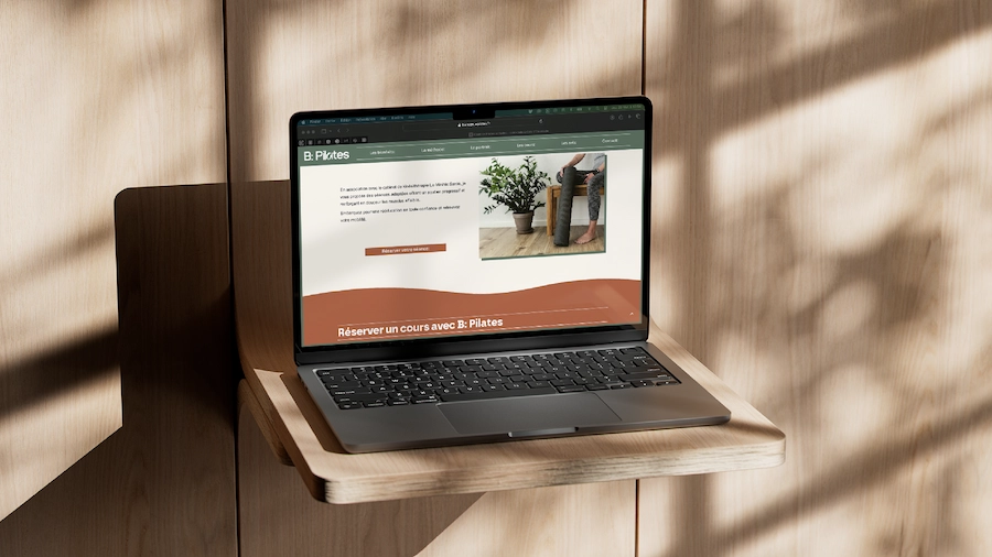 Création du site internet vitrine d'une coach de Pilates à Dinard et Saint-Malo