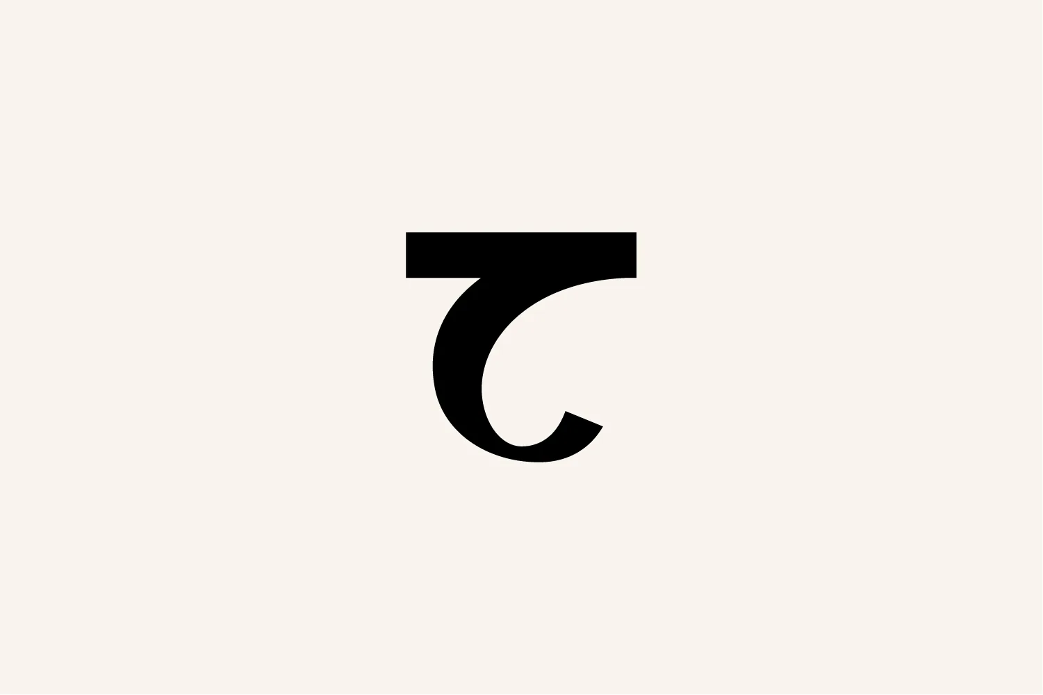 CLose up sur une lettre T retravaillée