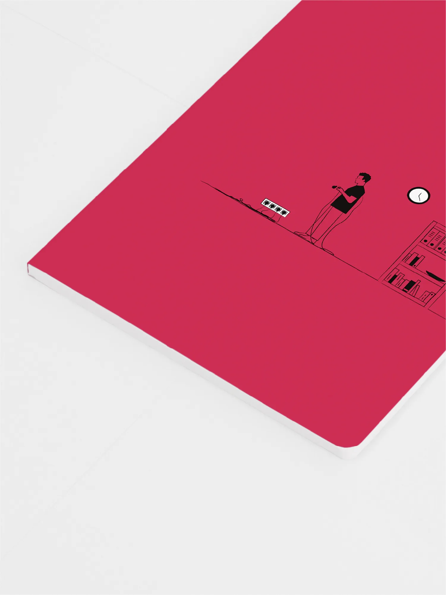 mockup carnet se tenir au courant