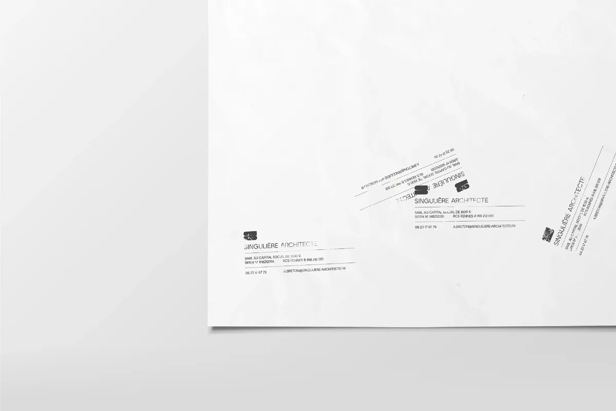 Identité visuelle et site web Singulière Architecte
