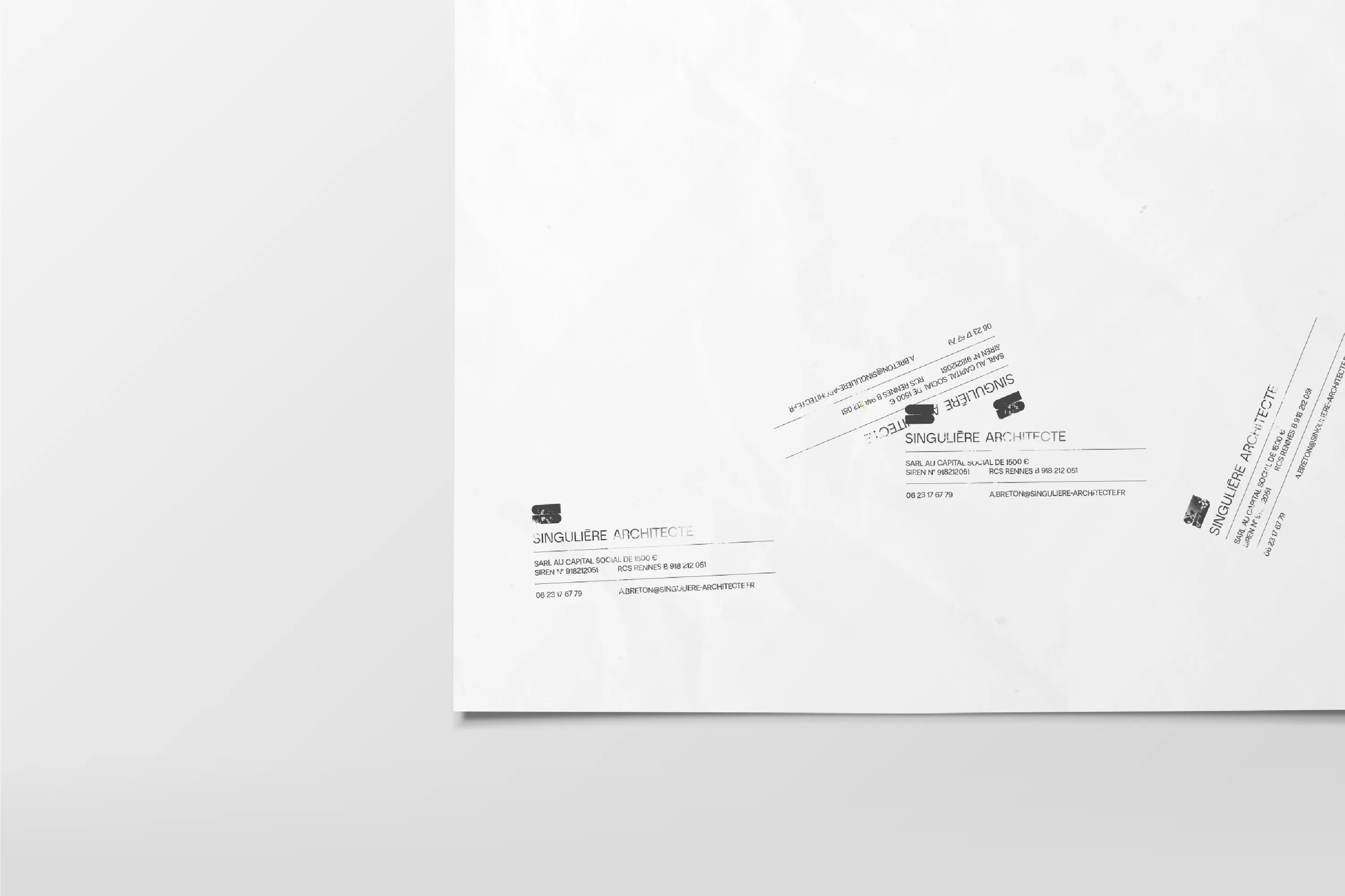 Identité visuelle SIngulière Architecte