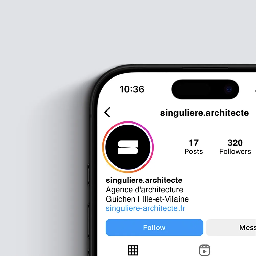 Mockup bio instagram
