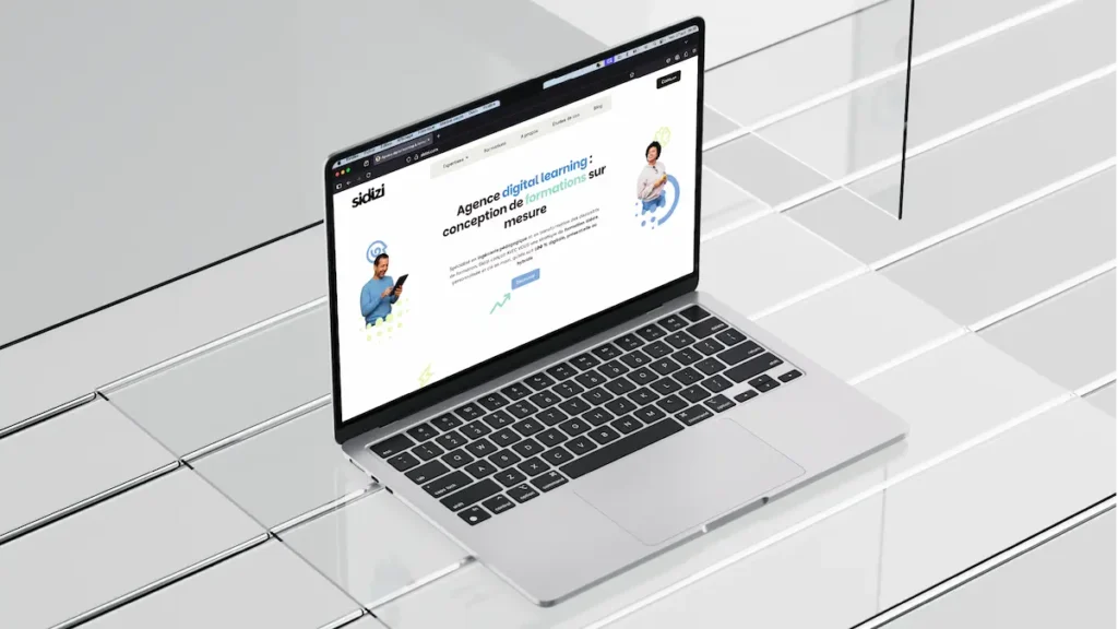 site web vitrine avec blog pour une agence digital learning à Pau (64)